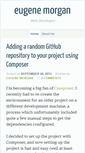 Mobile Screenshot of eugenemorgan.com